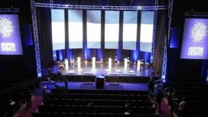 Los seis candidatos presidenciales van al primer debate público obligatorio