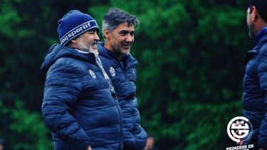 Diego se vio obligado a faltar al entrenamiento en Estancia Chica. (Foto: @gimnasiaoficial)