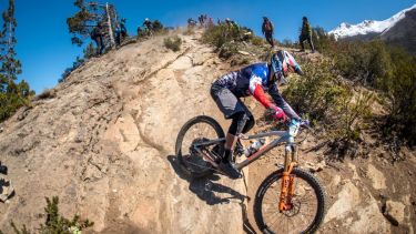 El chileno Felipe Agurto ganó en la South American Continental Enduro Series que se disputó el cerro Catedral. Foto: gentileza