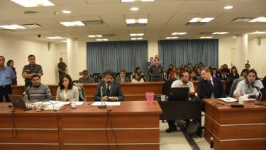 El imputado es el gendarme retirado Diego Tolaba, quien era esposo de Delia Aguado y padre de sus tres hijos. (Foto: Florencia Salto)