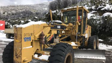 Una de las motoniveladoras alquiladas (Foto: expediente judicial)