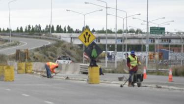 Vialidad Nacional solicitó precaución porque todavía hay sectores en obra. Foto: Juan Thomes)