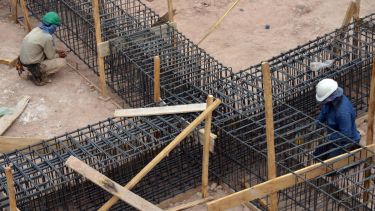 La construcción uno de los pilares del empleo privado en la provincia.  Foto: Archivo Matías Subat 