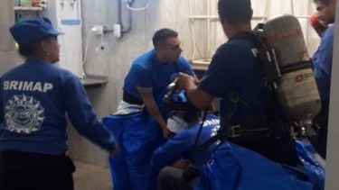 Uno de los empleados del supermercado los halló desvanecidos y llamó a emergencias - Foto: lmdiario.com.ar 