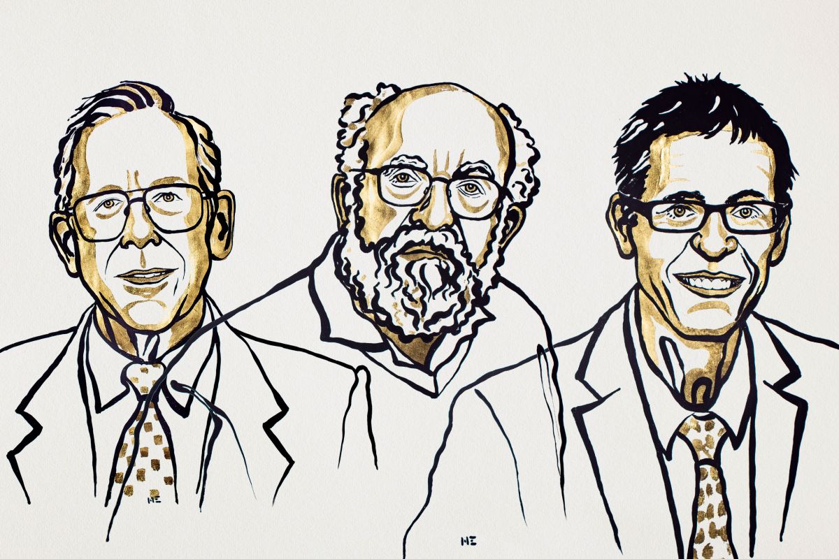 Premio Nobel de Física 2019: James Peebles, Michel Mayor, Didier Queloz.