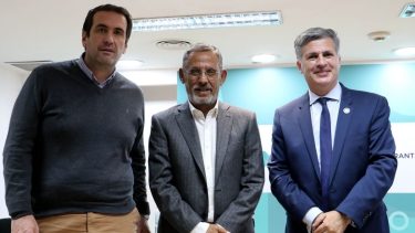 Cervi fue convocado por Quiroga en su campaña a gobernador. Foto gentileza.