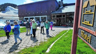 Hubo simulacros sobre cómo actuar en caso de erupción.