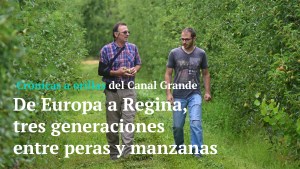 De Europa a Regina, tres generaciones entre peras y manzanas