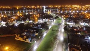 Más cuadras se suman a la reconversión a LED en Viedma