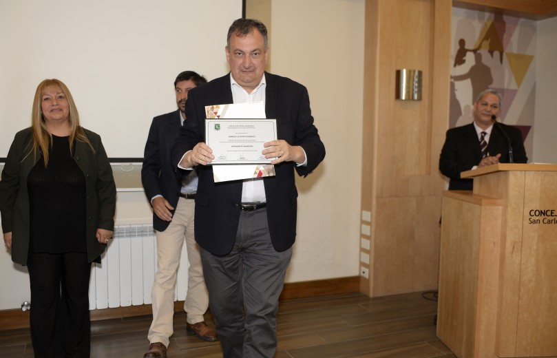 Gustavo Gennuso fue reelecto para el período 2019-2023.. Archivo
