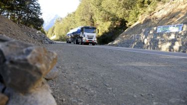 En la ruta 40 entre Bariloche y El Bolsón hay zonas con hielo. Archivo