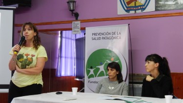 Patricia Vogl, Astrid Schubert y Ailen Dietrich. (Foto Giane Reyes)