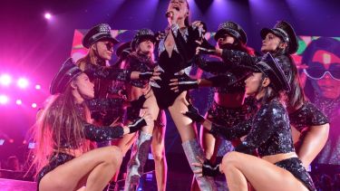 La cantante deslumbró a un estadio Ruca Che completo.