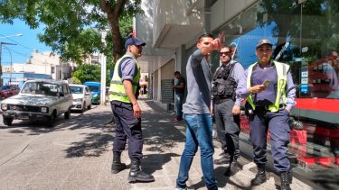Cipolletti: Roban en un comercio de electrodomésticos. (Foto. Miguel Ángel Parra)