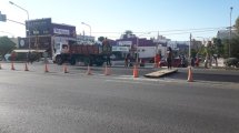 Imagen de Corte sobre la Ruta 22 en Neuquén por obra vial