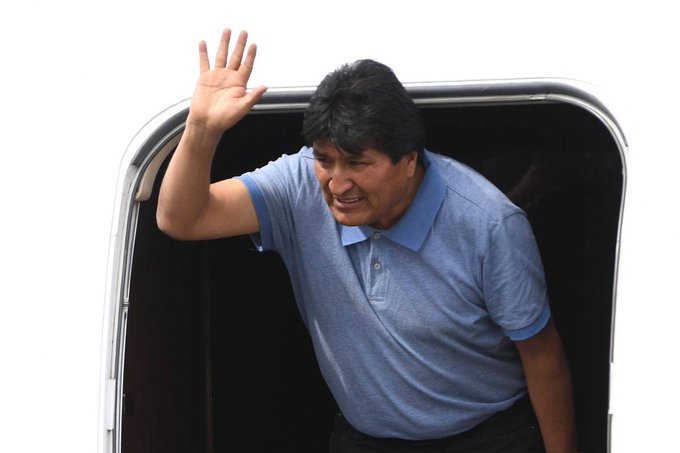 El ex presidente boliviano permanece exiliado en México, desde hace una semana.- 