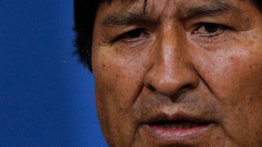 Evo Morales.