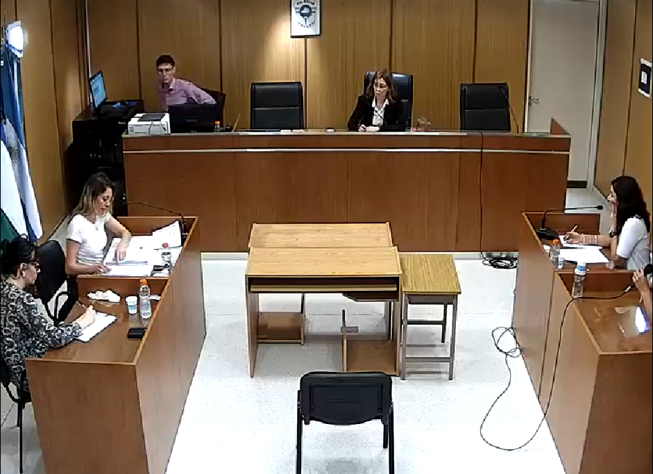La formulación de cargos se realizó este jueves, en la Ciudad Judicial roquense. (Foto: gentileza)