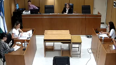 La formulación de cargos se realizó este jueves, en la Ciudad Judicial roquense. (Foto: gentileza)