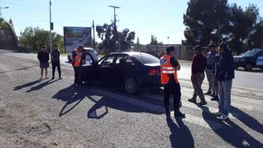 La policía localizó a la persona en un control realizado en el puente carretero. Foto gentileza.