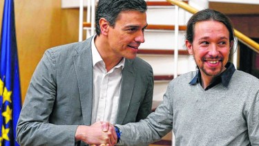 Sánchez e Iglesias, final feliz para cinco años de amor-odio