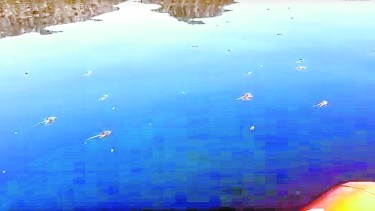 A fines de octubre se viralizaron las impactantes imágenes tomadas en el lago Villarino. 