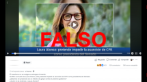 Imagen de Es falso que en un audio Laura Alonso dijo que va a presentar un pedido de juicio político contra CFK