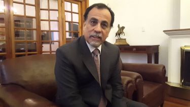 Normando Álvarez García, embajador argentino en Bolivia.