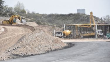 Estiman que la obra del nodo vial finalizará en marzo. Foto: Archivo Juan Thomes