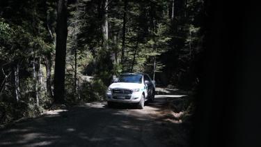 Gran parte de los trabajos en el camino al cerro Tronador ya culminaron. Foto: gentileza