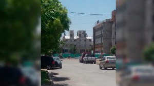 Un obrero herido en la construcción de la Clínica Galeno