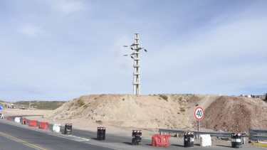 El rulo que fue cerrado al tránsito había sido habilitado una semana atrás. (Juan Thomes).-