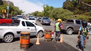 Cortaron la Ruta 22 por obras, y hay embotellamientos entre Neuquén y Plottier