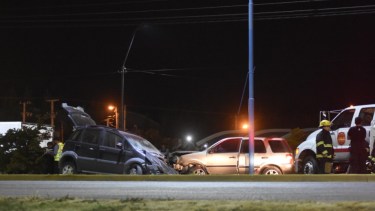 El grave accidente ocurrió en Ruta 22 y calle Mendoza. (Foto: Gonzalo Maldonado)
