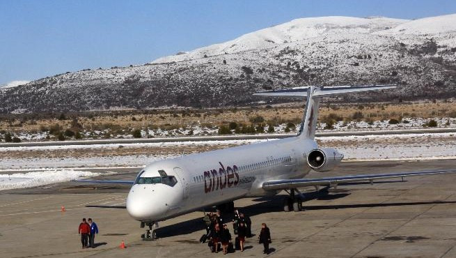 Andes Líneas Aéreas en Bariloche canceló por completo sus servicios. Archivo