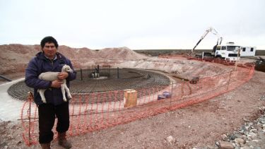 Integrantes de la familia afectad tiene su casa a 500 metros del lugar donde se realiza la obra.