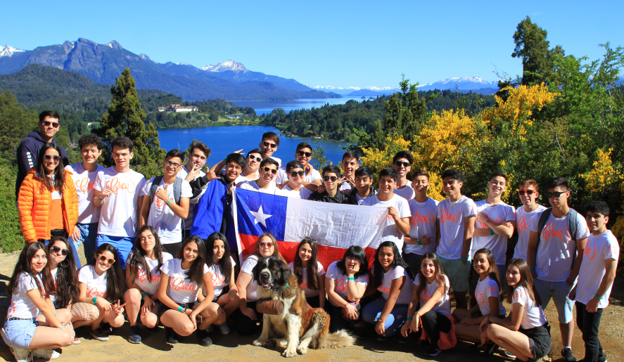 Los estudiantes de Chile eligen Bariloche para su viaje de estudio. Gentileza