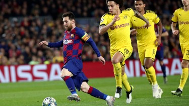 La Pulga fue determinante en el triunfo de su equipo ante el Borussia Dortmund. (Foto: AP)