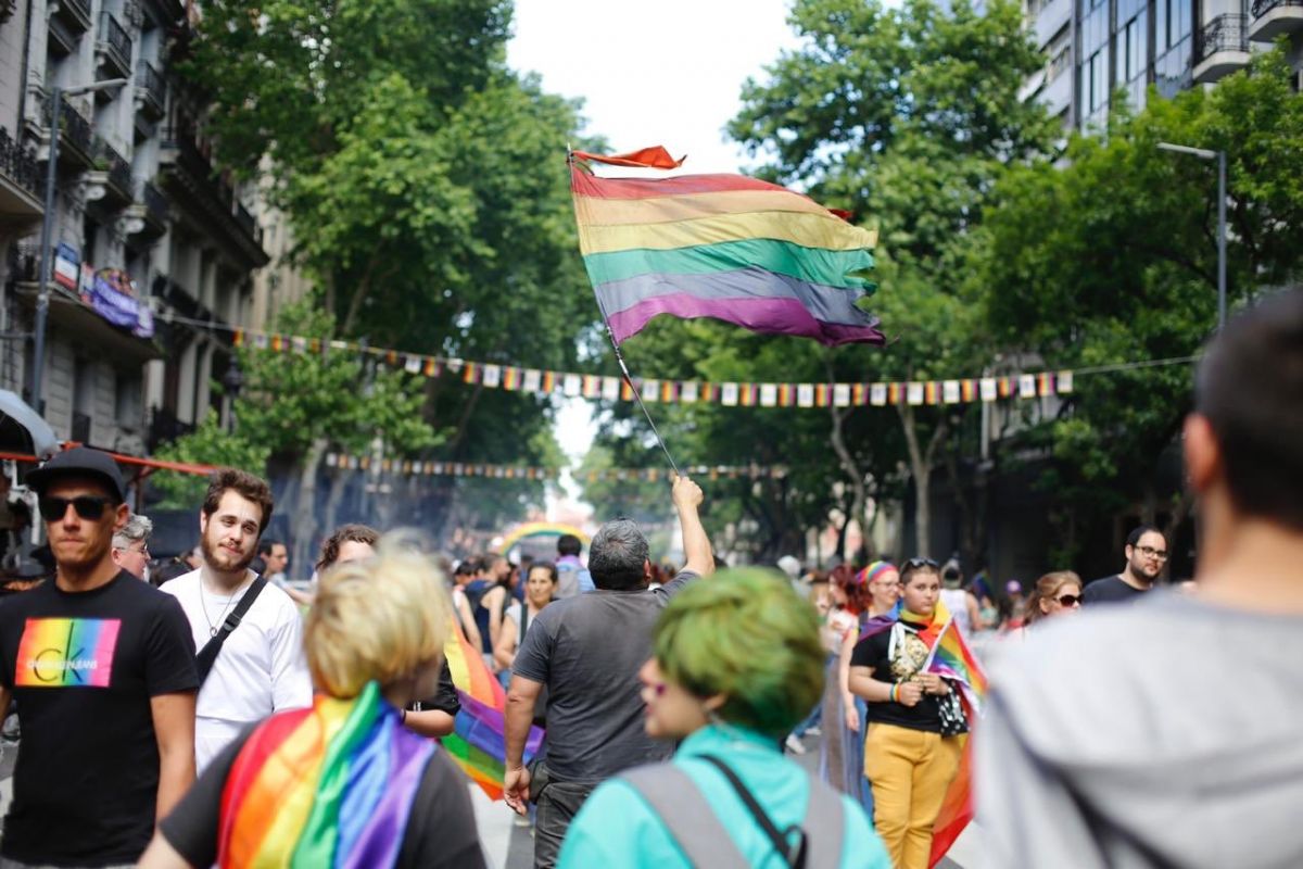 La imagen que difundió el presidente electo, Alberto Fernández, por la marcha del Orgullo. Foto: Twitter