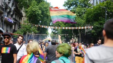 La imagen que difundió el presidente electo, Alberto Fernández, por la marcha del Orgullo. Foto: Twitter