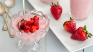 Mousse de frutillas, un postre digno de la realeza