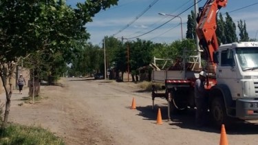 Desde la firma Edersa aseguraron que Catriel no tendrá problemas en el abastecimiento de energía este verano. Foto: Gentileza
