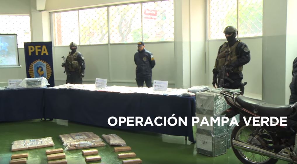 Durante el desarrollo de la investigación, se realizaron diversos procedimientos, entre ellos el denominado operativo “Pampa Verde” en General Pico. Foto: Captura imágenes Policía Federal. 
