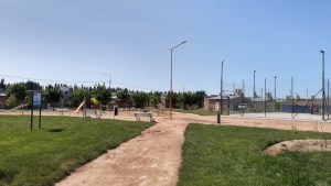 Cipolletti: este miércoles inauguran la plaza de Ferri, con playón y cancha de fútbol