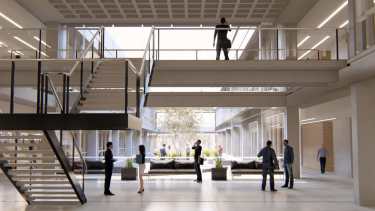 El proyecto para construir la nueva municipalidad de Cipolletti está listo. Foto: Gentileza