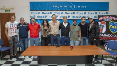 El superclásico senior entre Boca y River llega esta noche a Roca