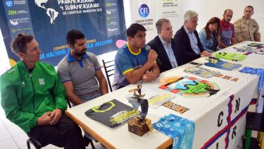 Marcelo Barra fue el portavoz en la presentación del torneo. (Fotos: Marcelo Ochoa)