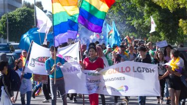 La Marcha del Orgullo LGTBI + en Viedma en 2019.

Foto Pablo Leguizamon