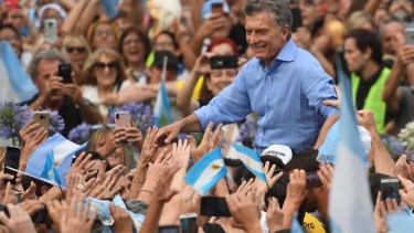 Mauricio Macri deja su mandato: "Somos muchos para defender a la Argentina si alguno se quiere abusar". Foto: Télam