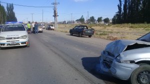 Cipolletti: choque en cadena en Ruta 65